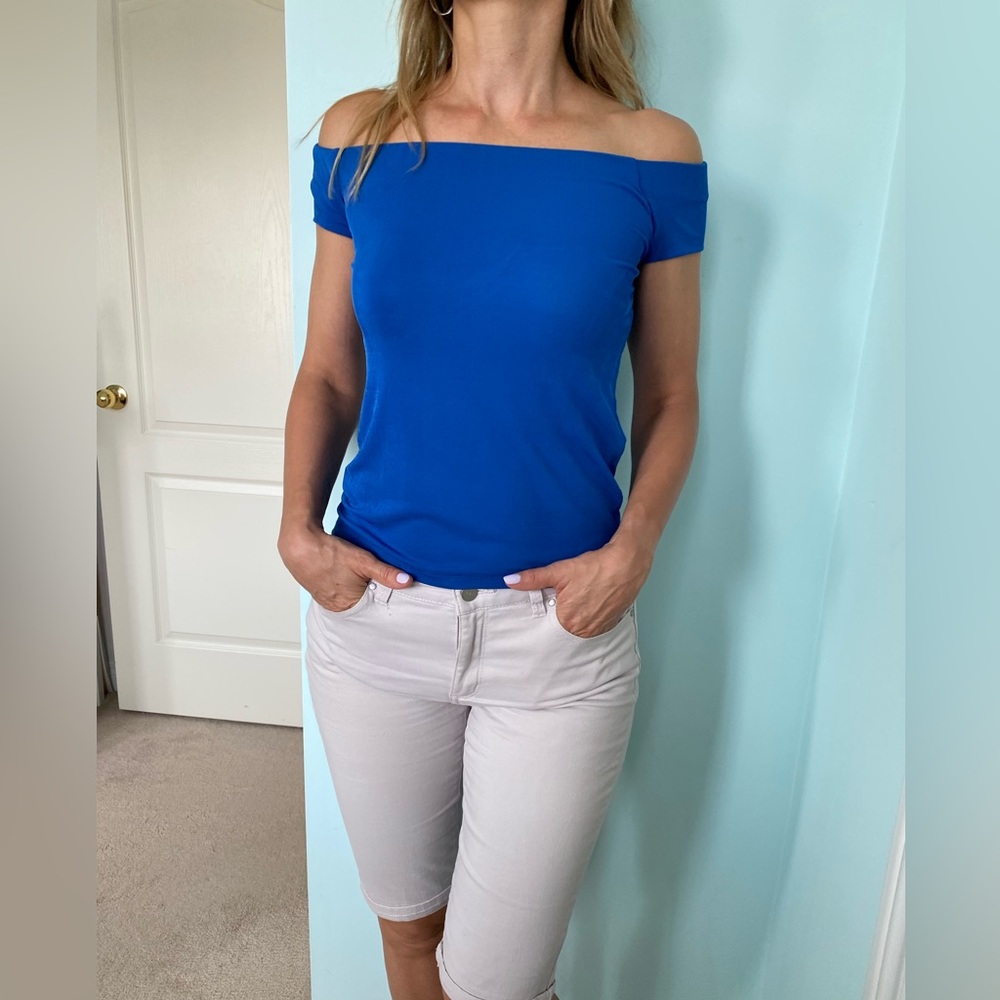 ⭐️ Massimo Dutti off the shoulder top XS